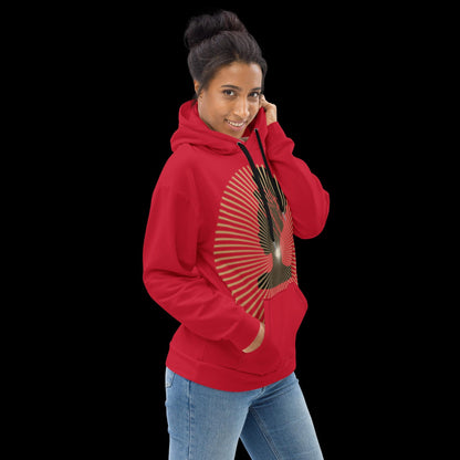 Afrocentric Radiance Hoodie for Women