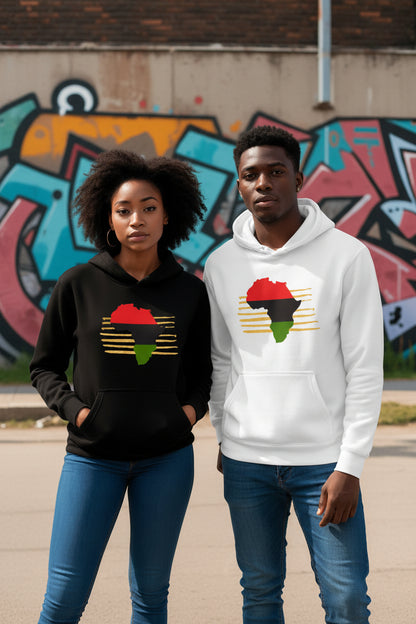 Africa on Gold Unisex Hoodie
