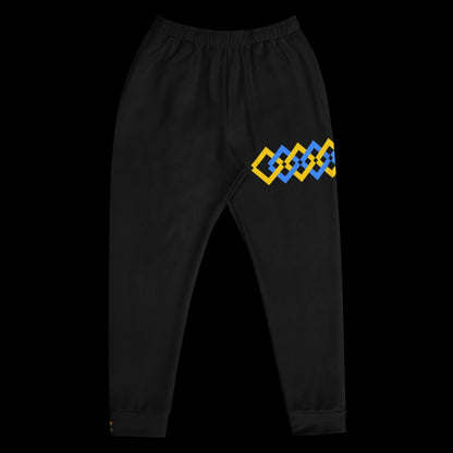 Coordinated Argyle Joggers for Men