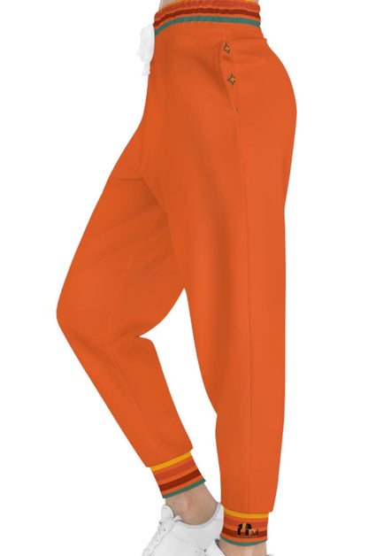 Coordinating "Accountability" Joggers – Bold Style With a Purpose (Tangerine Twist)