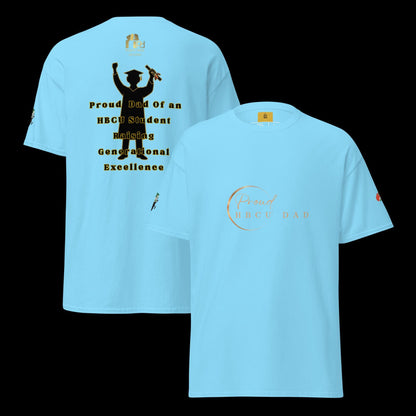 HBCU Proud Dad Classic Cotton Tee – Legacy, Pride & Black Excellence