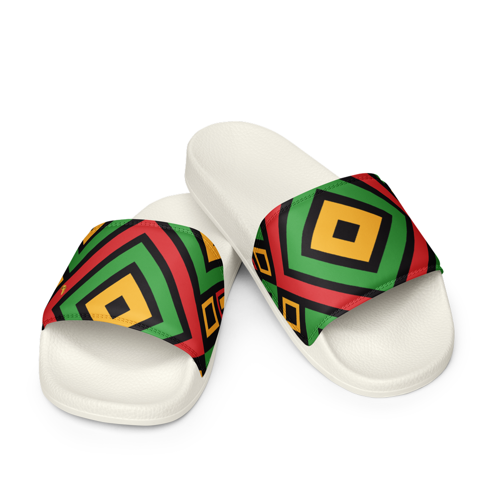 Afrocentric Slides for Men - Bold Culture, Everyday Comfort