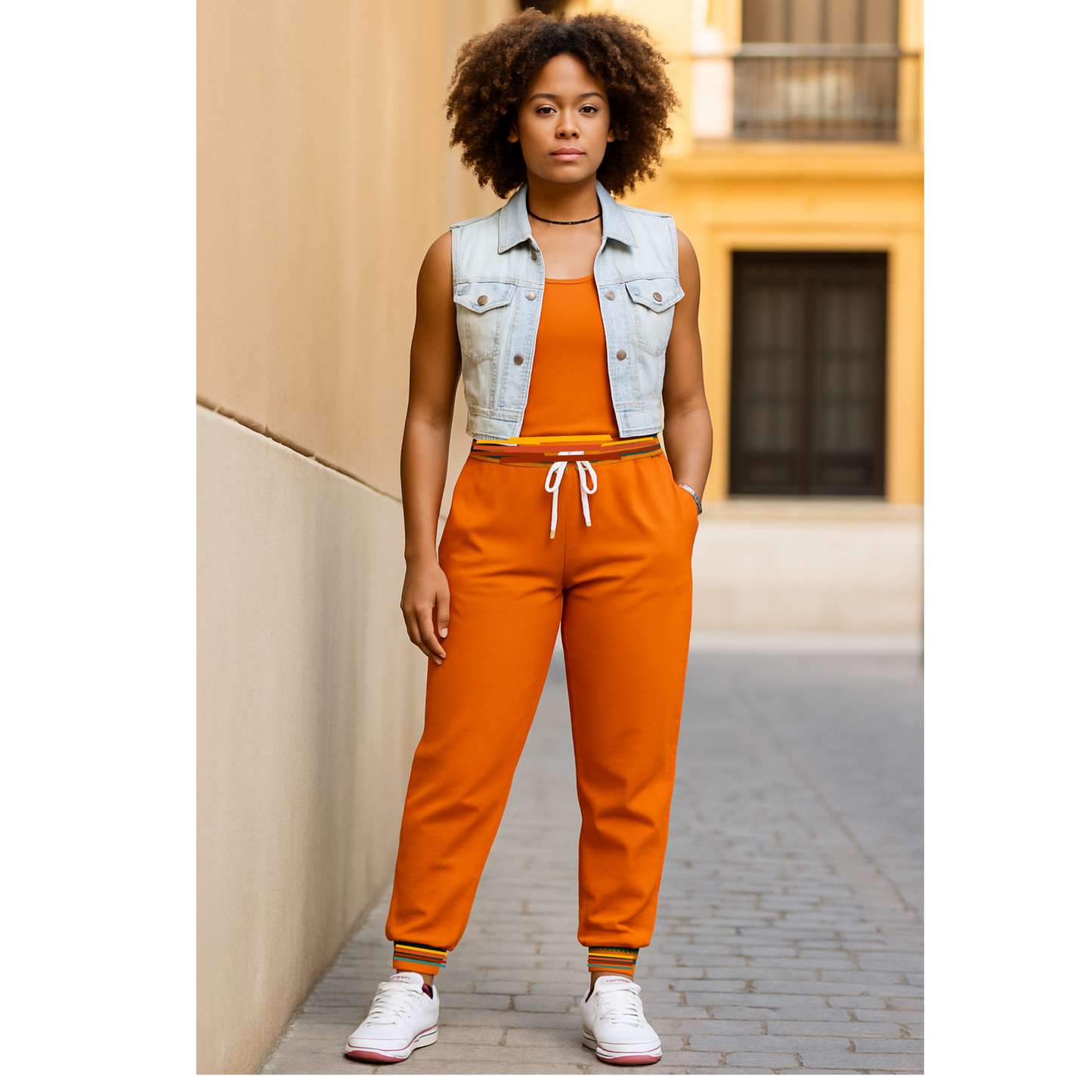 Coordinating “Accountability” Joggers – Bold Style With a Purpose (Tangerine Twist)