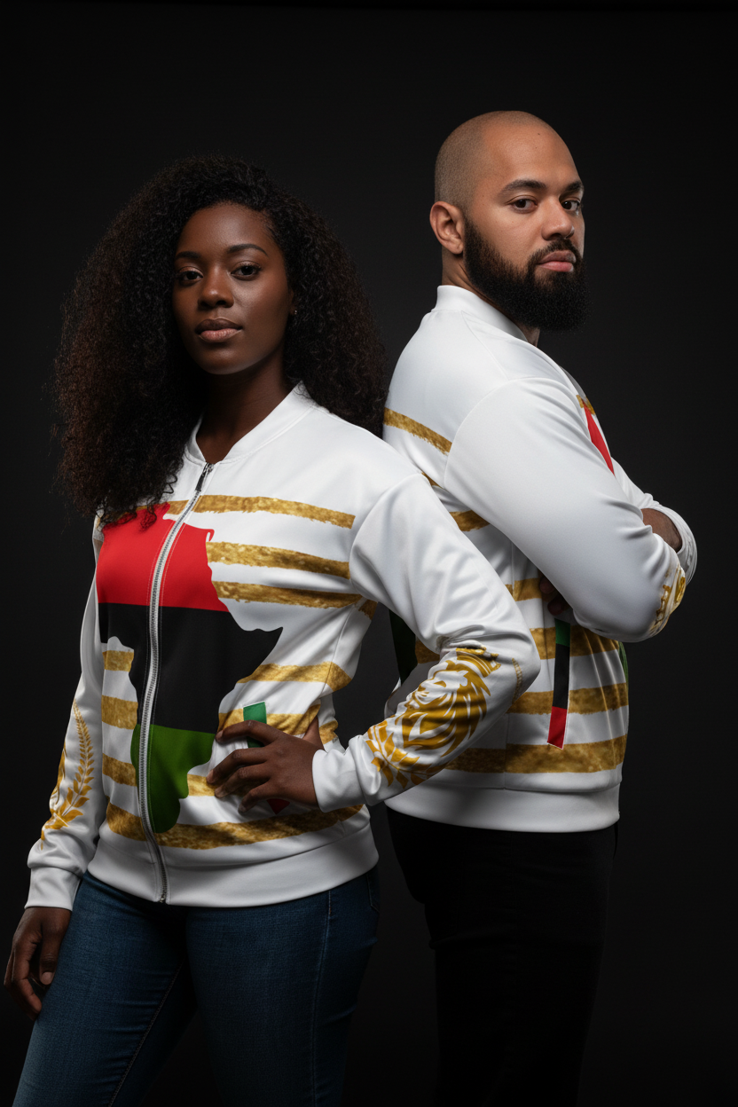 Royal Roots Pan-African Unisex Bomber Jacket