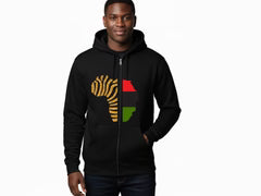 African Legacy Zip Unisex Hoodie
