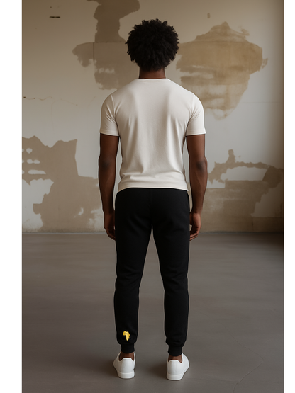 Africa on Gold Unisex Fleece Sweatpants