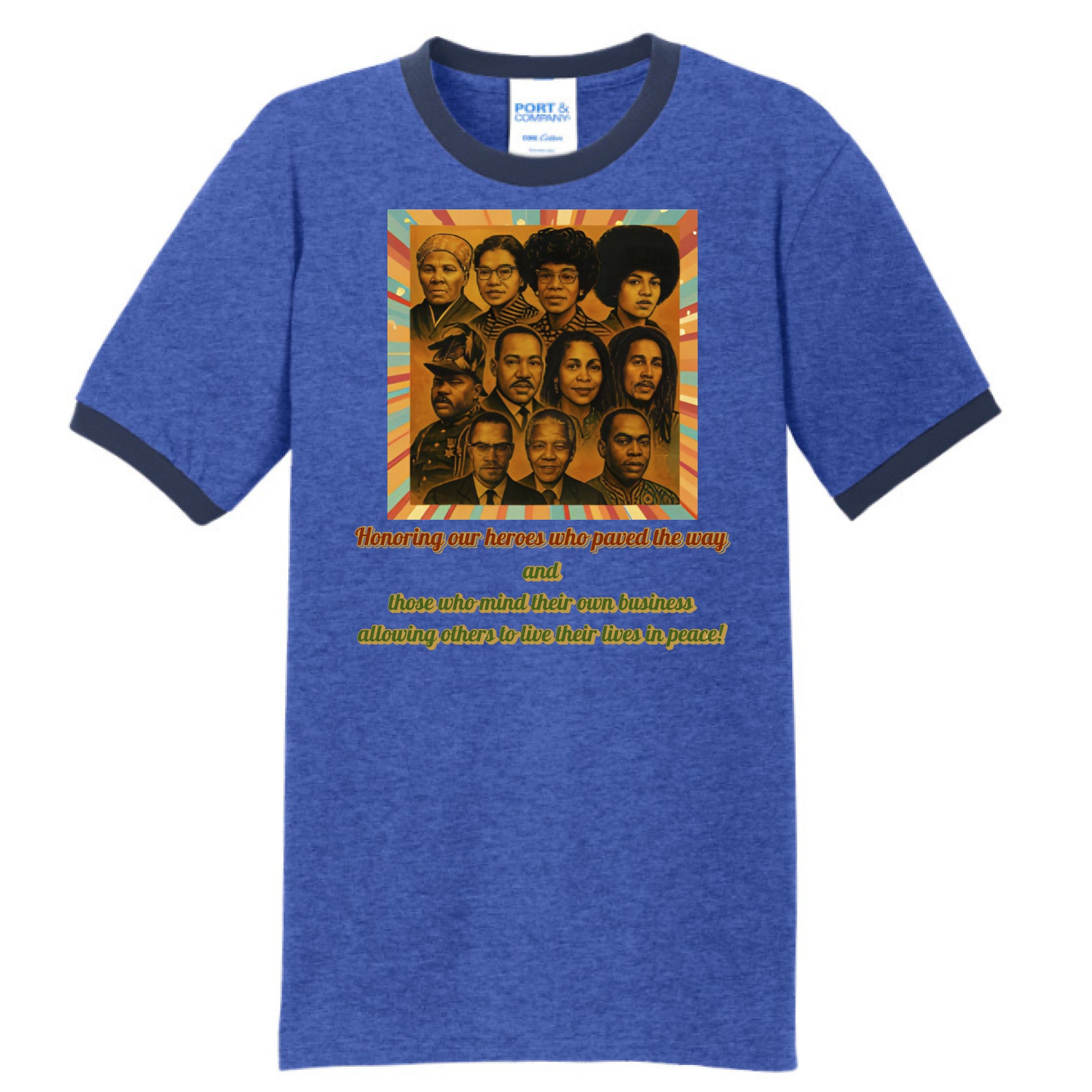 Heather Royal/ Navy - FRONT