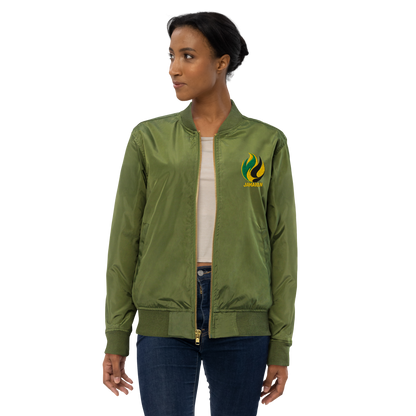 Jamaican Lit Unisex Bomber Jacket