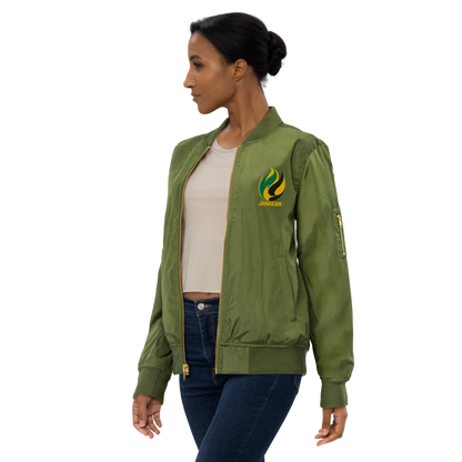 Jamaican Lit Unisex Bomber Jacket