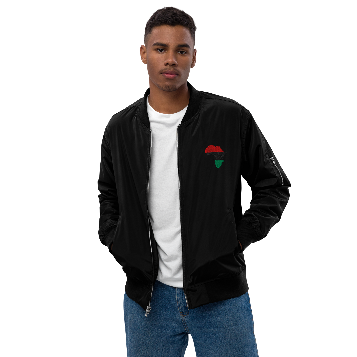 Strength in Africa Unisex Bomber Jacket