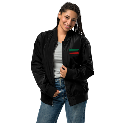 Pan-African Unisex Emblem Premium Recycled Bomber Jacket