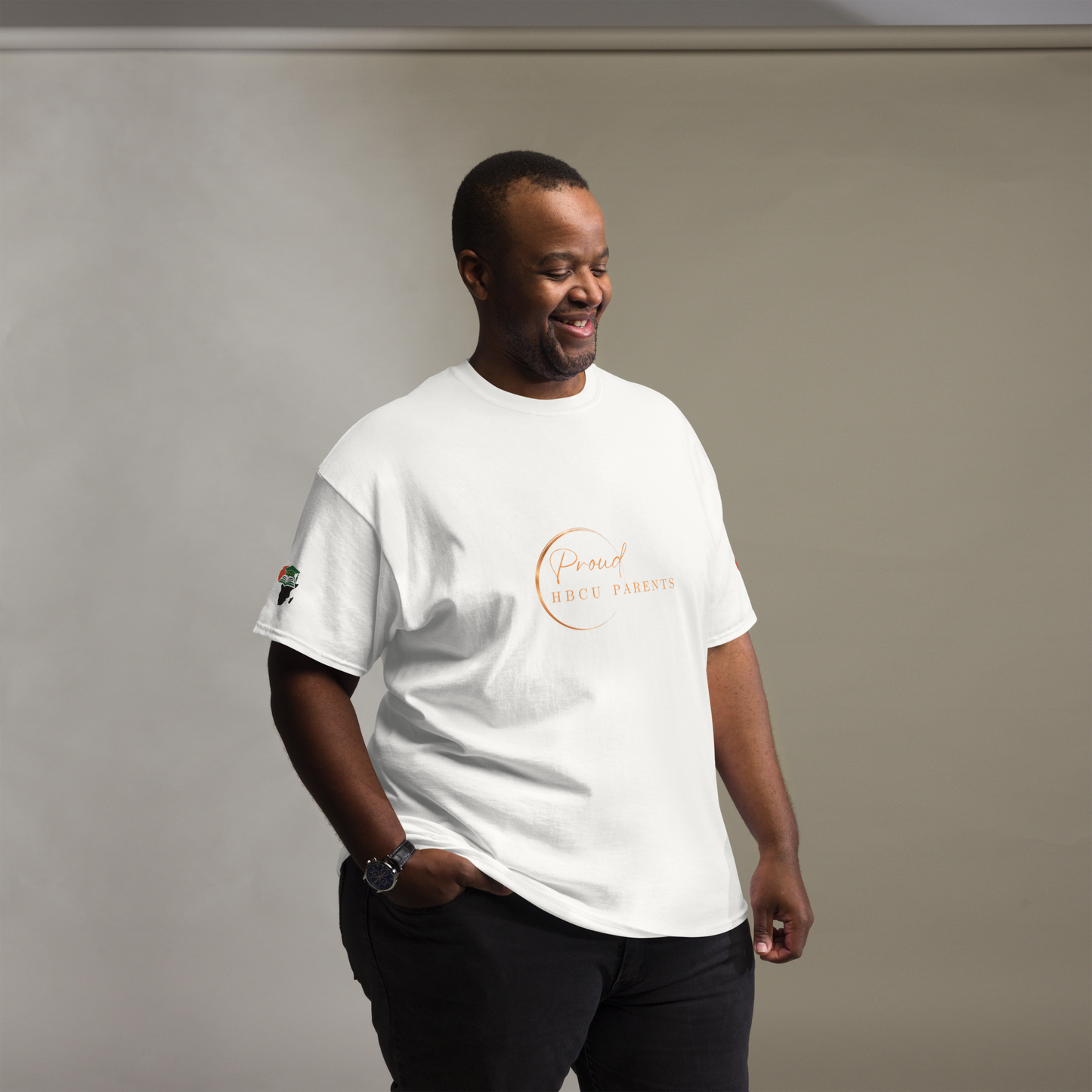 HBCU Proud Dad Classic Cotton Tee – Legacy, Pride & Black Excellence