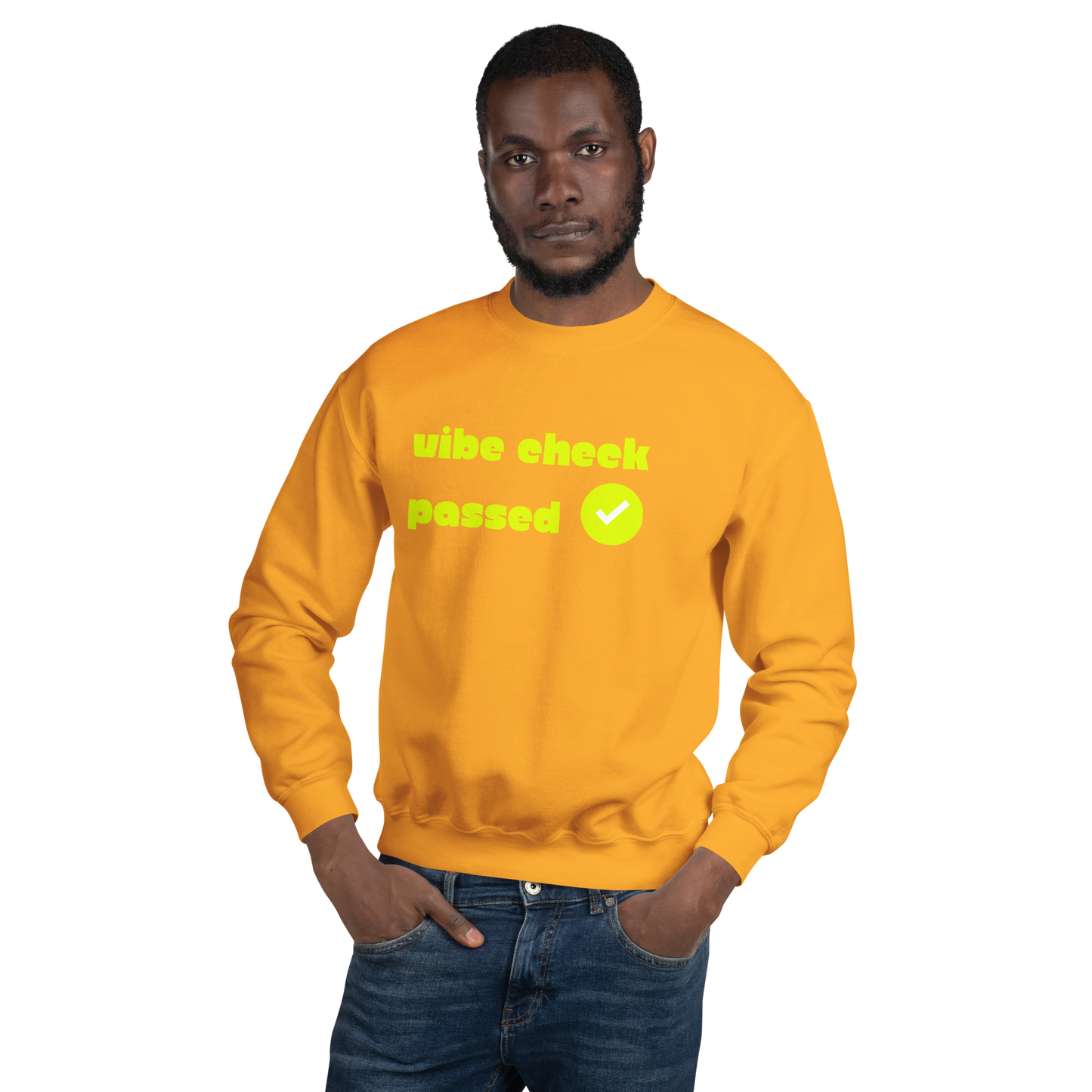 Check the Vibe Sweatshirt – “Vibe Check Passed”