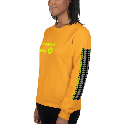 Check the Vibe Sweatshirt – “Vibe Check Passed”