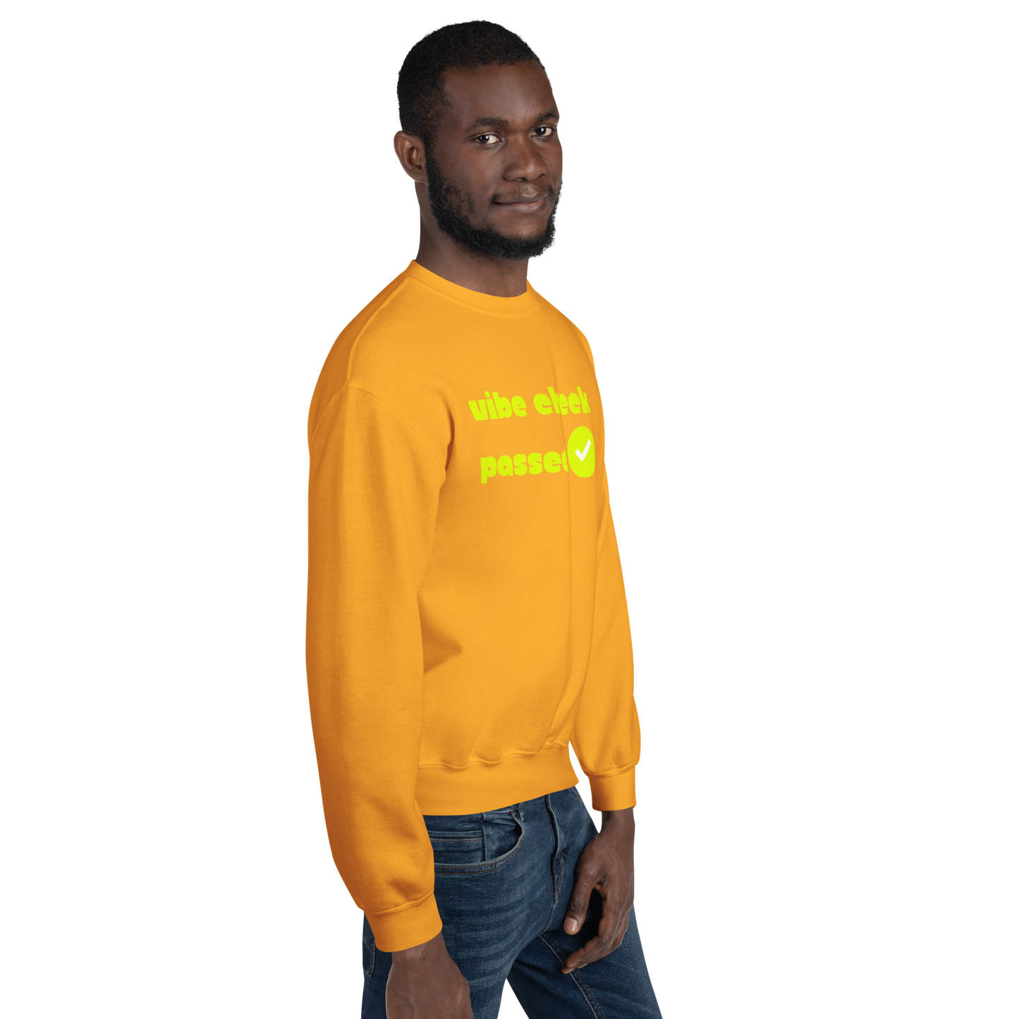 Check the Vibe Sweatshirt – “Vibe Check Passed”