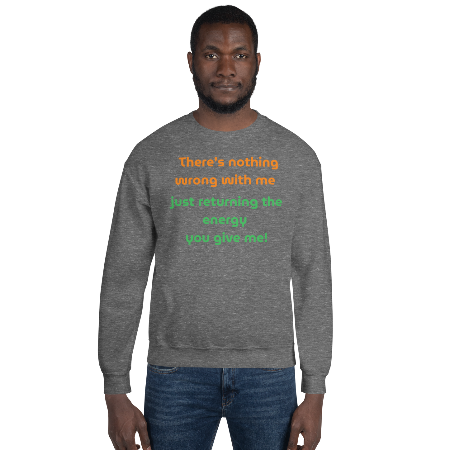 Matching Energy Unisex Crewneck Sweatshirt