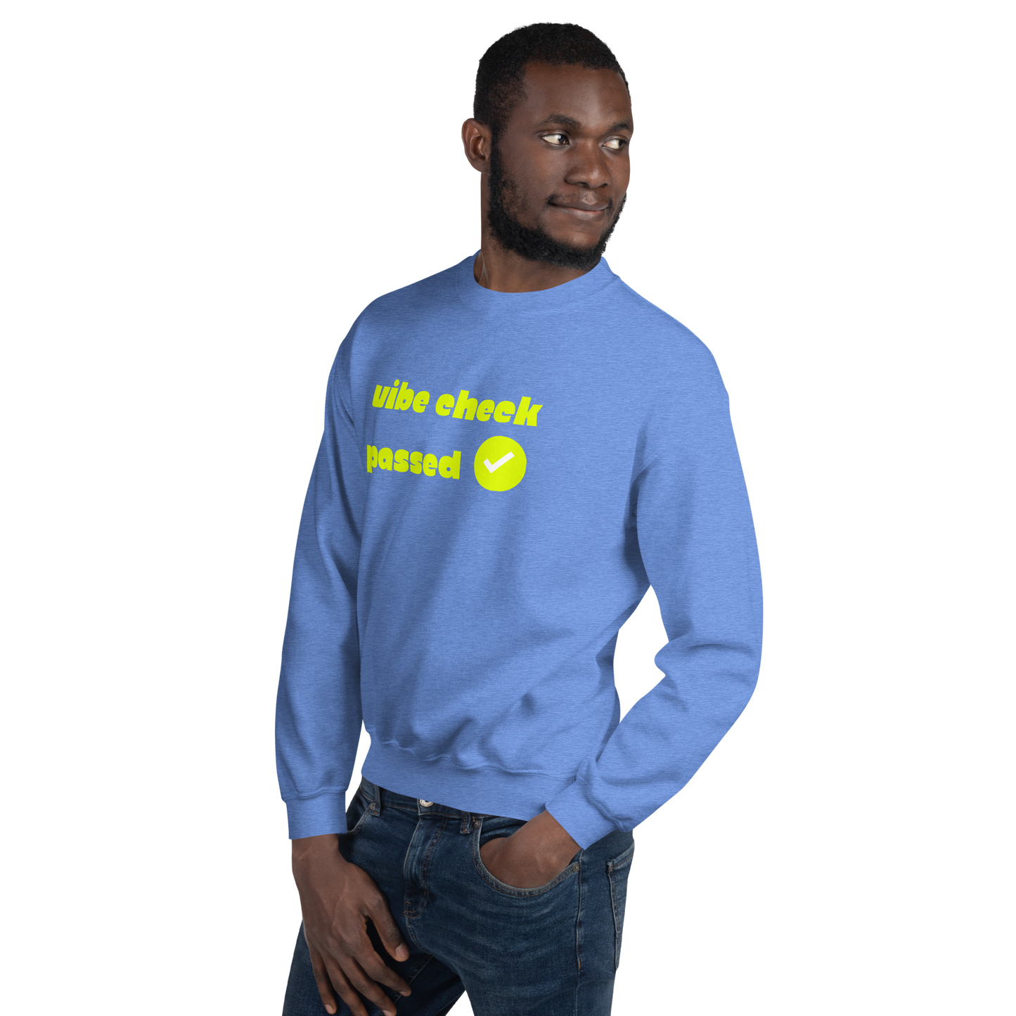 Check the Vibe Sweatshirt – “Vibe Check Passed”