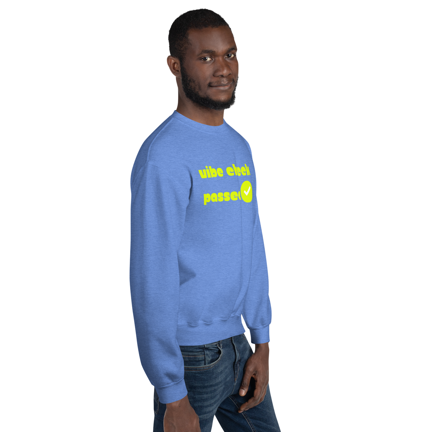 Check the Vibe Sweatshirt – “Vibe Check Passed”
