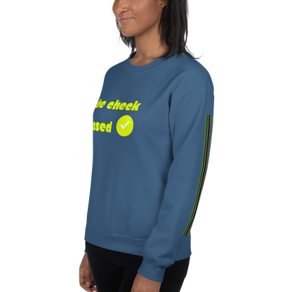 Check the Vibe Sweatshirt – “Vibe Check Passed”