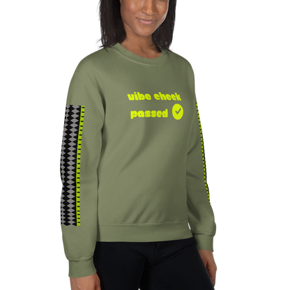 Check the Vibe Sweatshirt – “Vibe Check Passed”