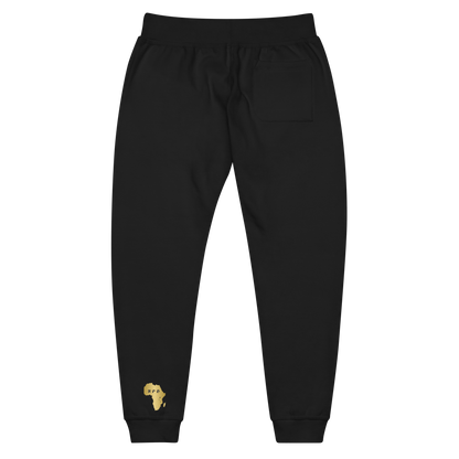 Africa on Gold Unisex Fleece Sweatpants
