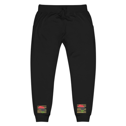 Africa on Gold Unisex Fleece Sweatpants