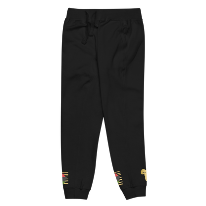 Africa on Gold Unisex Fleece Sweatpants