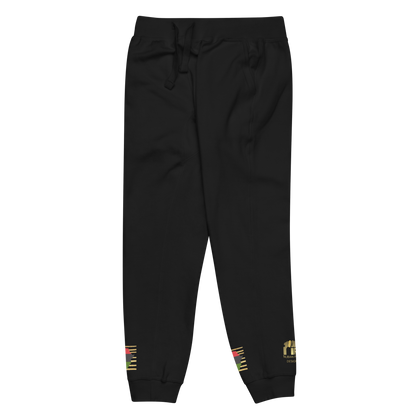 Africa on Gold Unisex Fleece Sweatpants