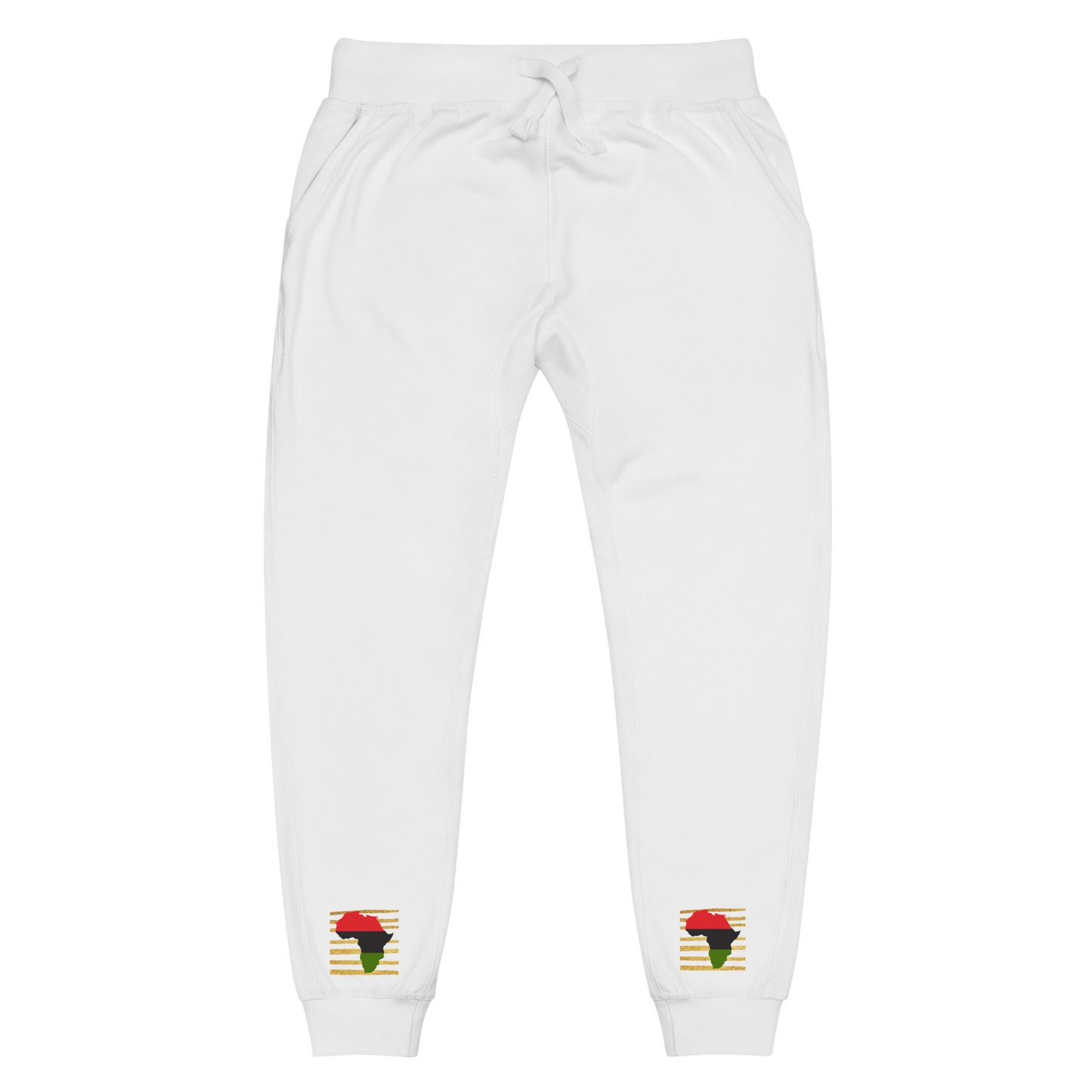 Africa on Gold Unisex Fleece Sweatpants