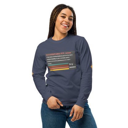 Sleeve Accountability Garment-Dyed Unisex Tee