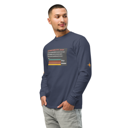 Sleeve Accountability Garment-Dyed Unisex Tee
