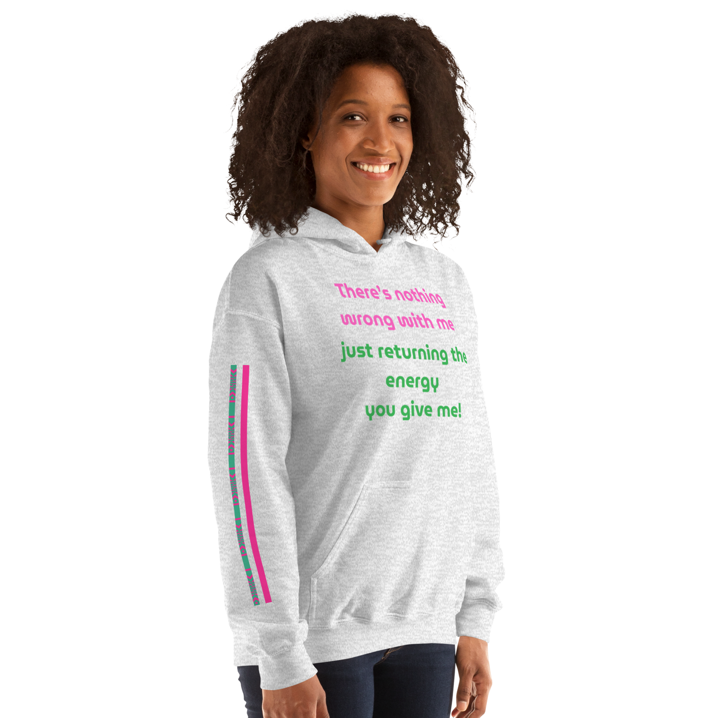 Matching Energy Unisex Hoodie (Pink)