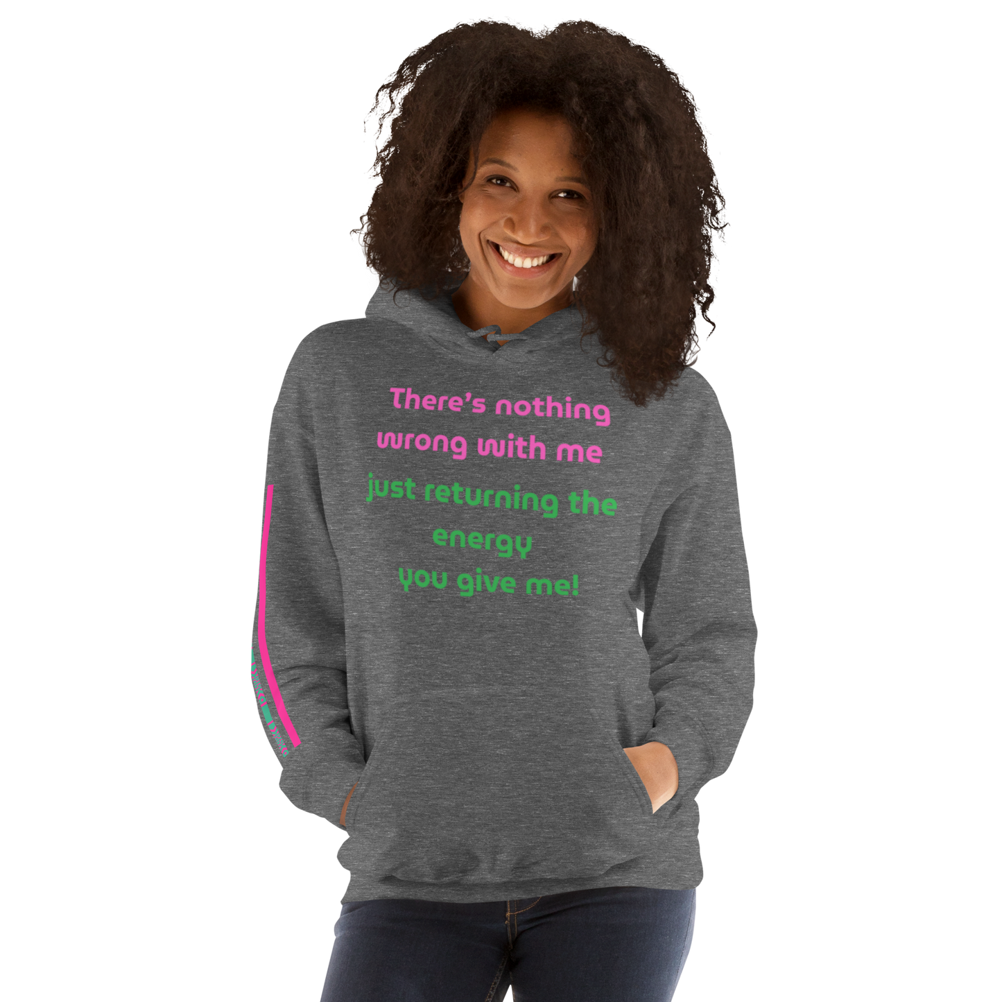 Matching Energy Unisex Hoodie (Pink)