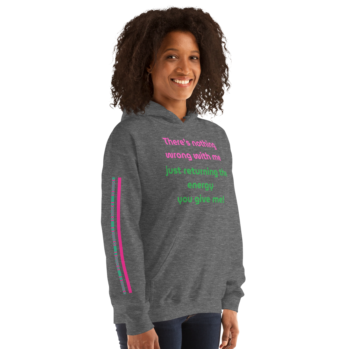 Matching Energy Unisex Hoodie (Pink)