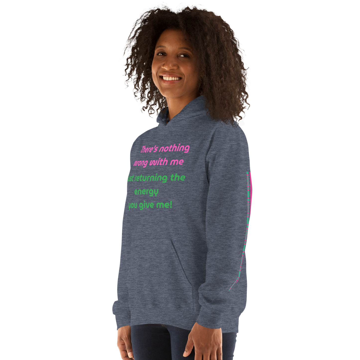 Matching Energy Unisex Hoodie (Pink)