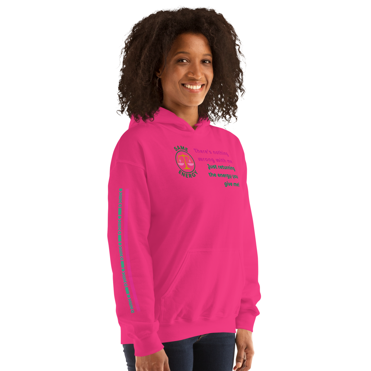 Matching Energy Unisex Hoodie (Pink)