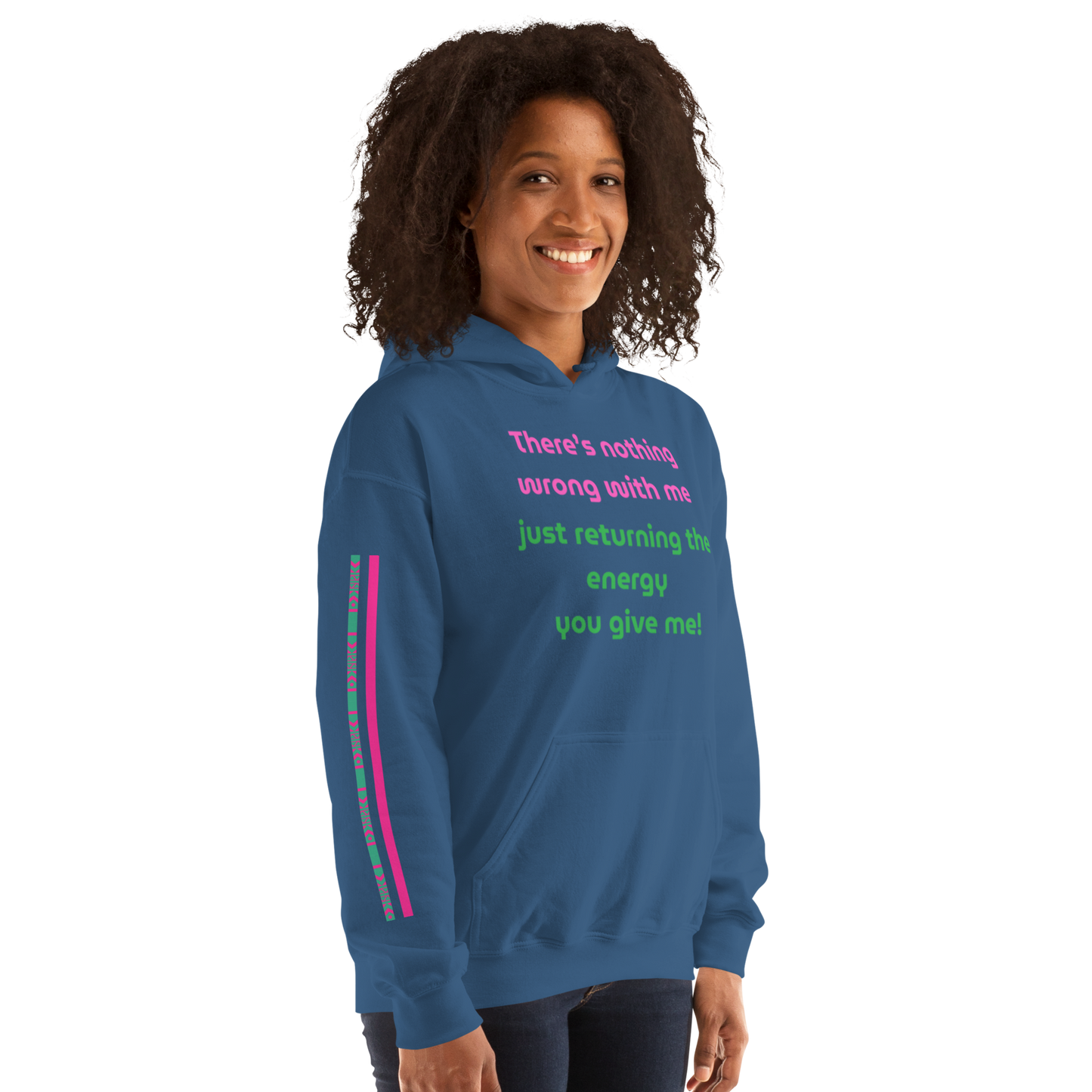 Matching Energy Unisex Hoodie (Pink)