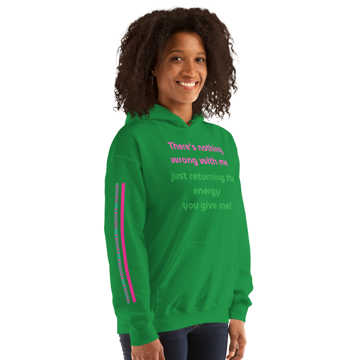 Matching Energy Unisex Hoodie (Pink)