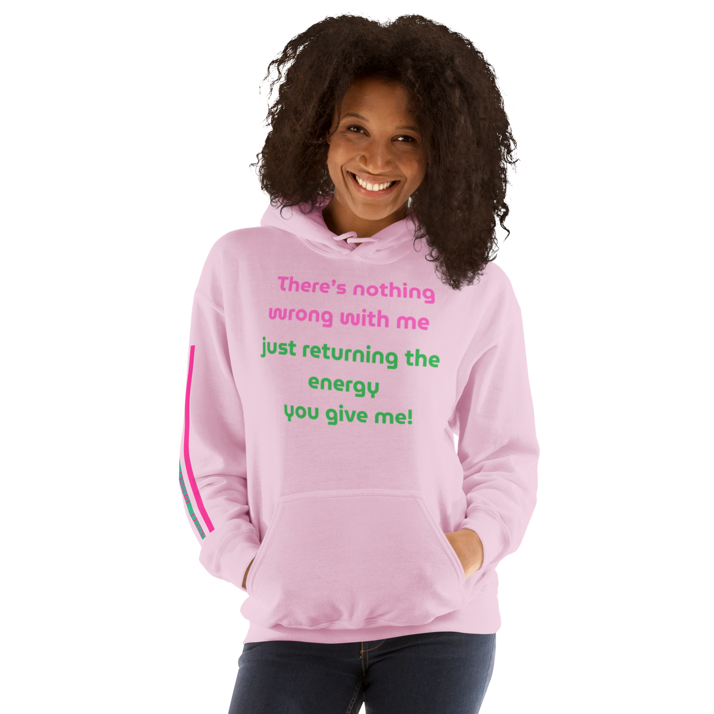 Matching Energy Unisex Hoodie (Pink)