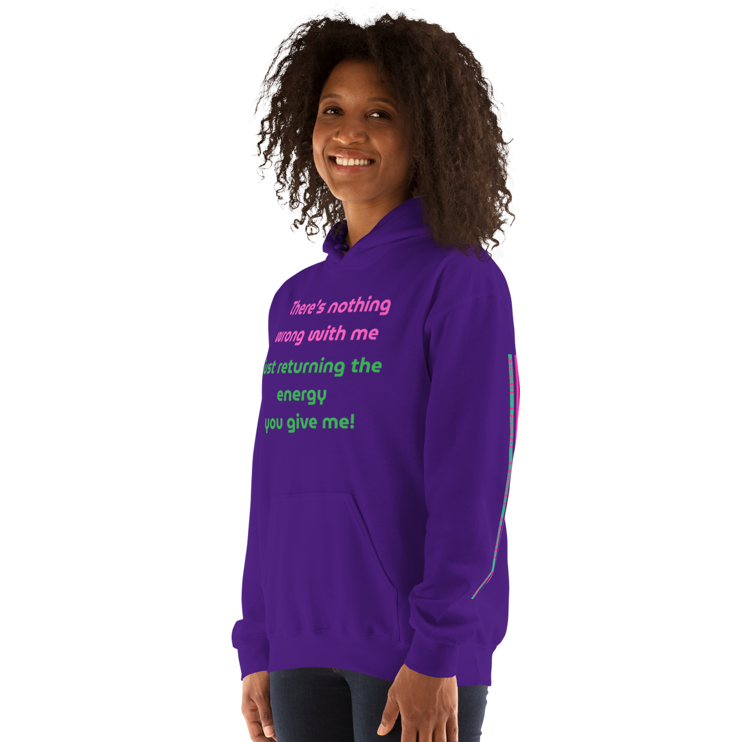 Matching Energy Unisex Hoodie (Pink)