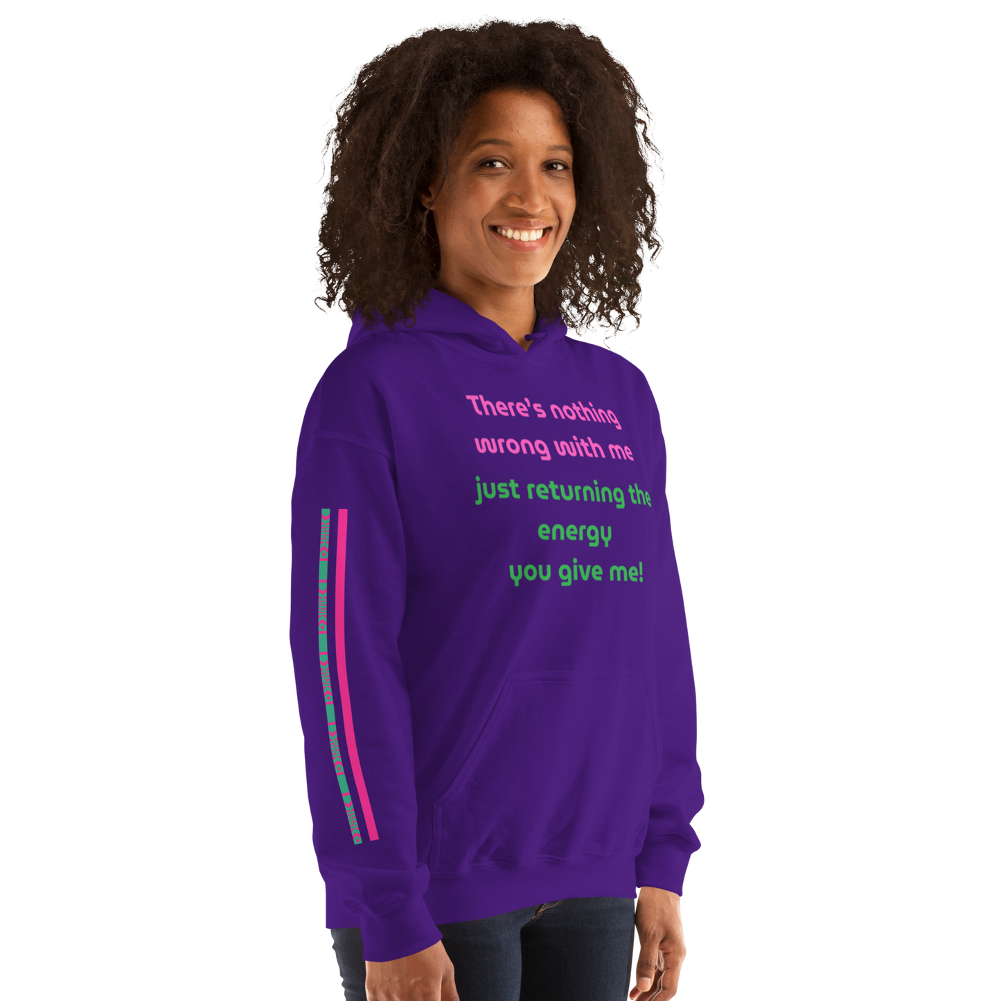Matching Energy Unisex Hoodie (Pink)