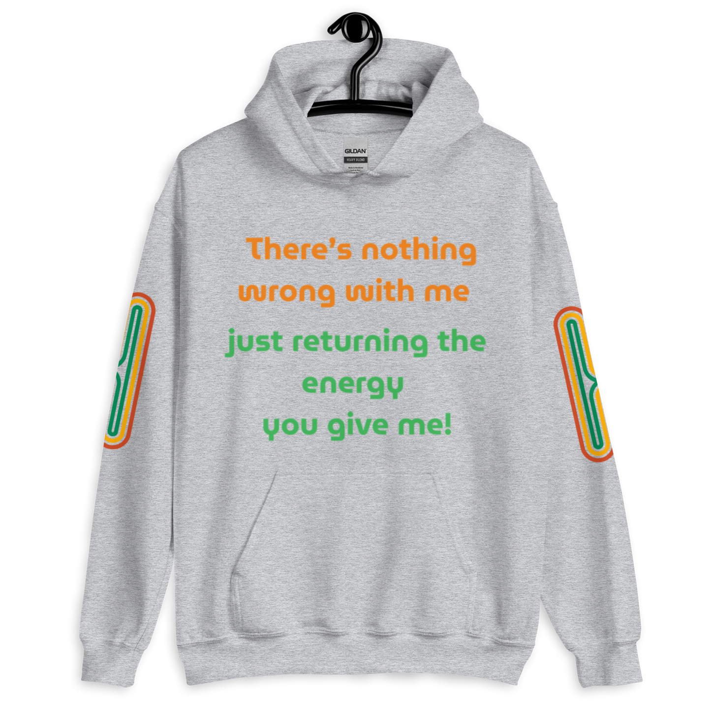 Matching Energy Unisex Hoodie (Orange)