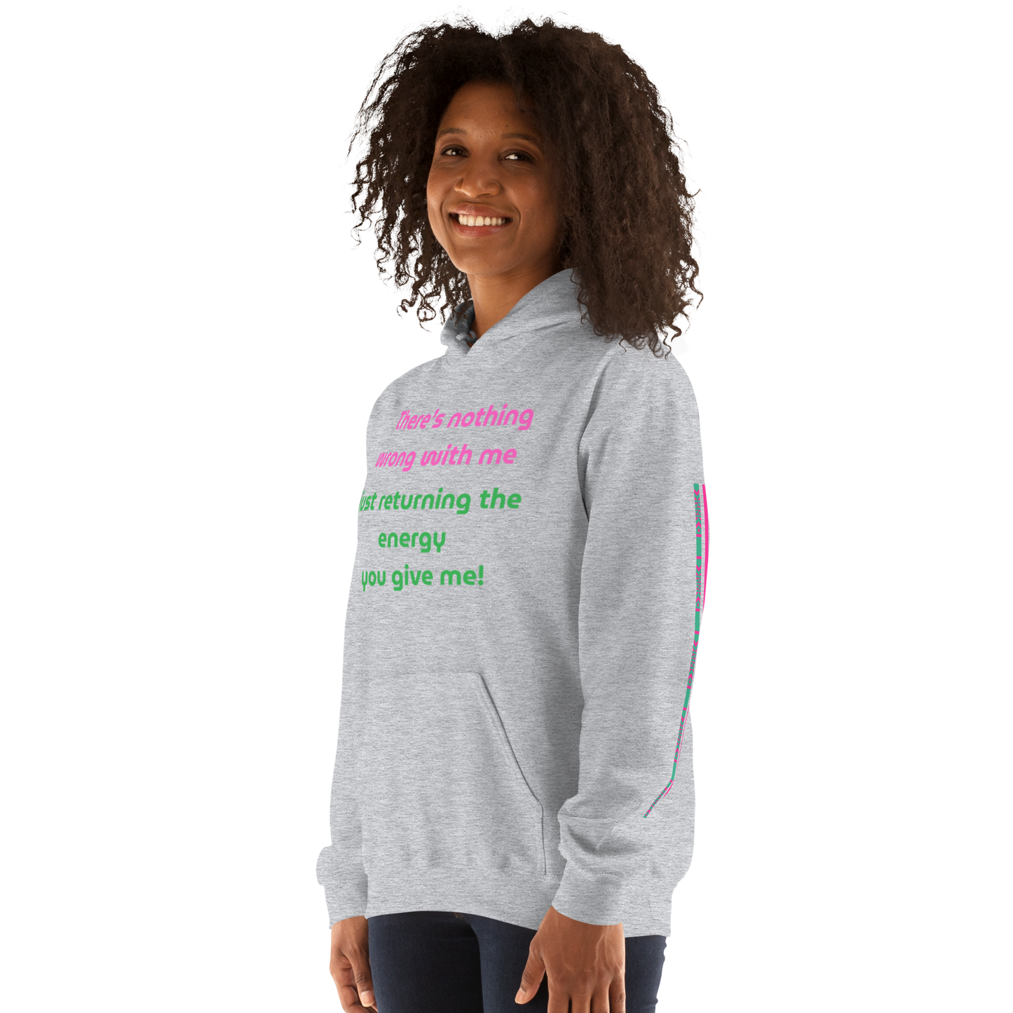 Matching Energy Unisex Hoodie (Pink)