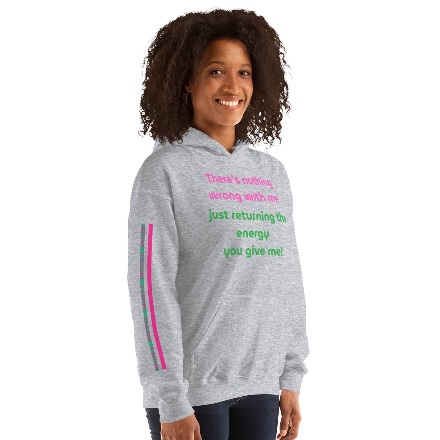 Matching Energy Unisex Hoodie (Pink)