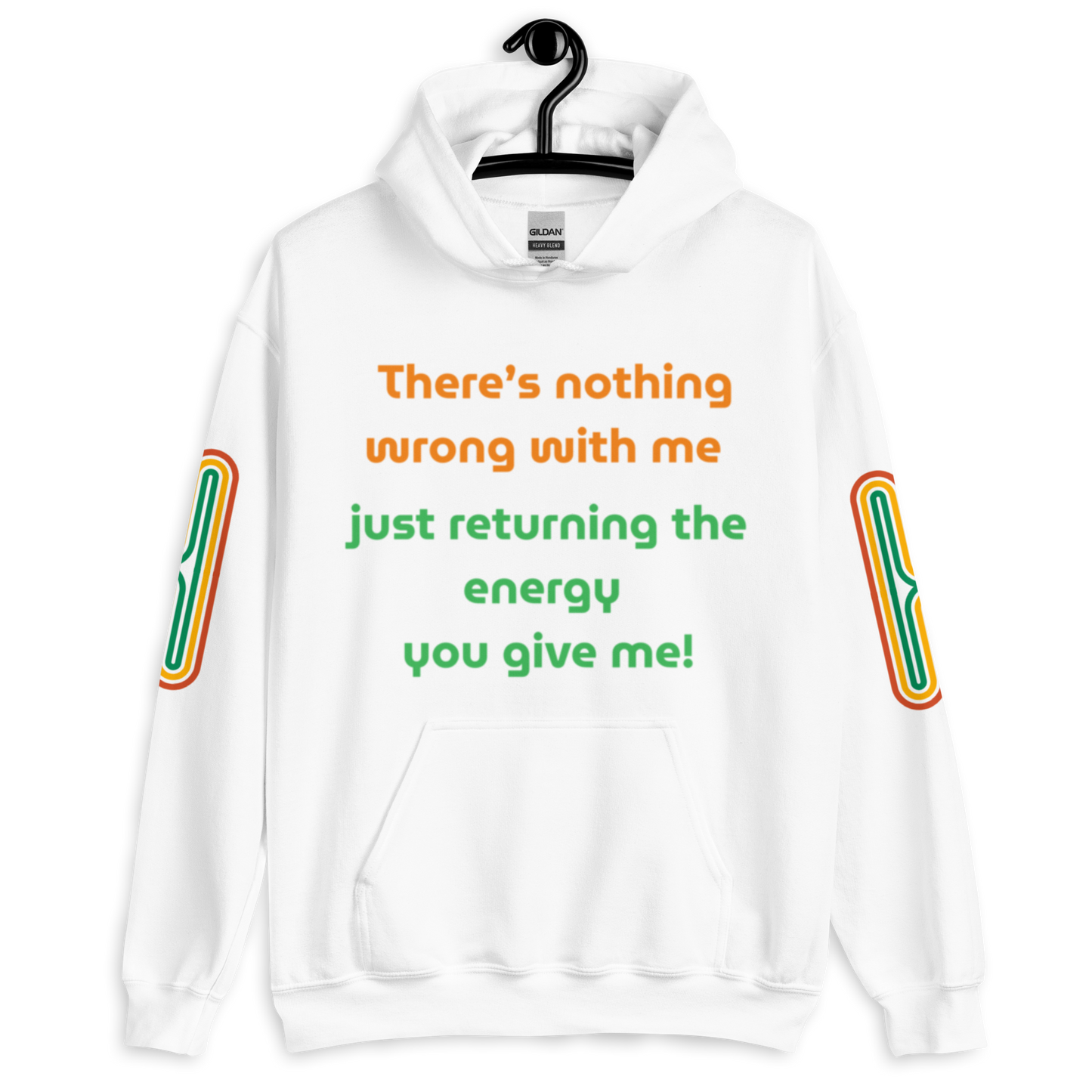 Matching Energy Unisex Hoodie (Orange)
