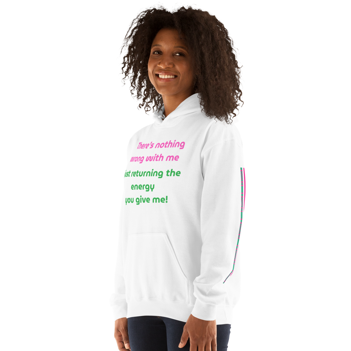 Matching Energy Unisex Hoodie (Pink)