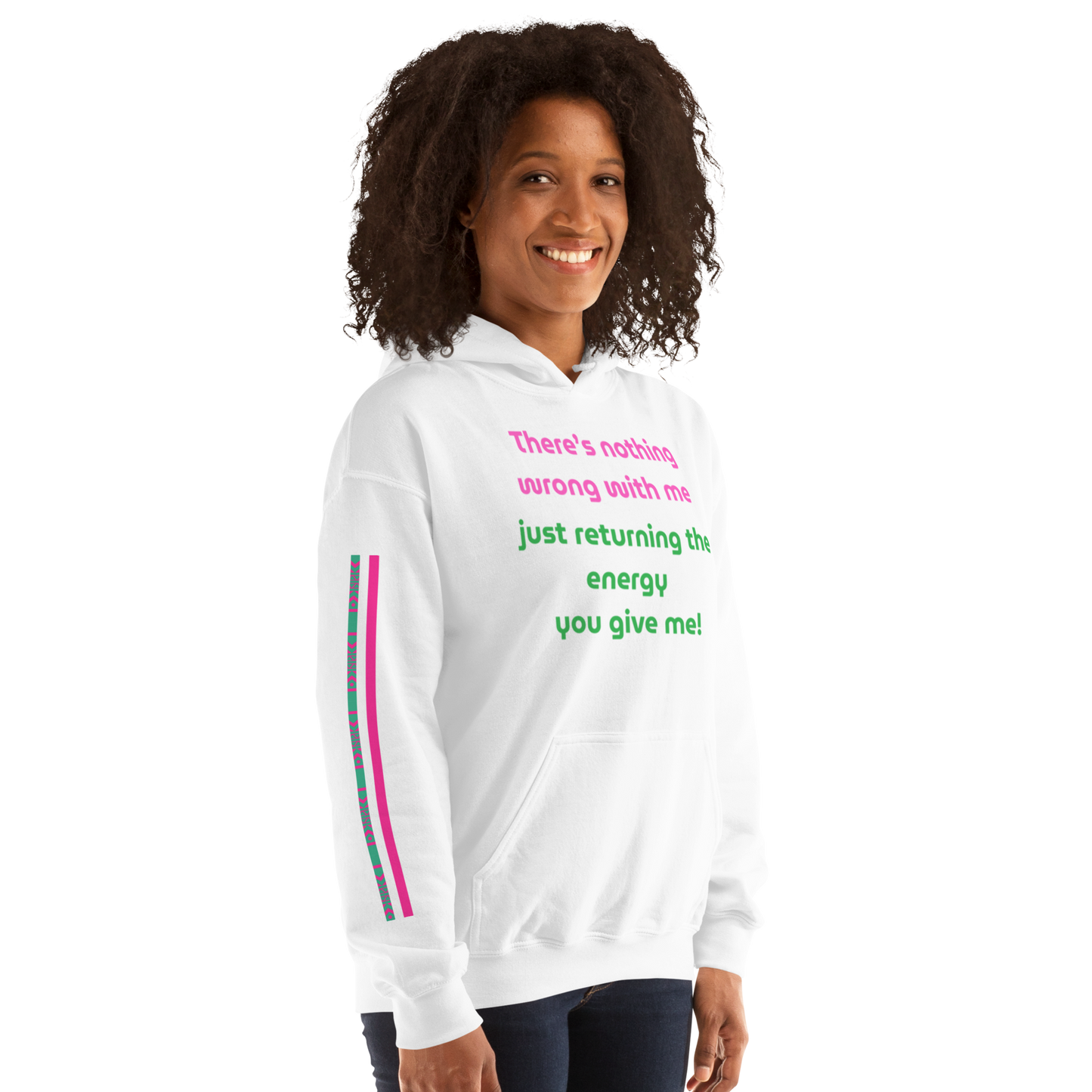 Matching Energy Unisex Hoodie (Pink)