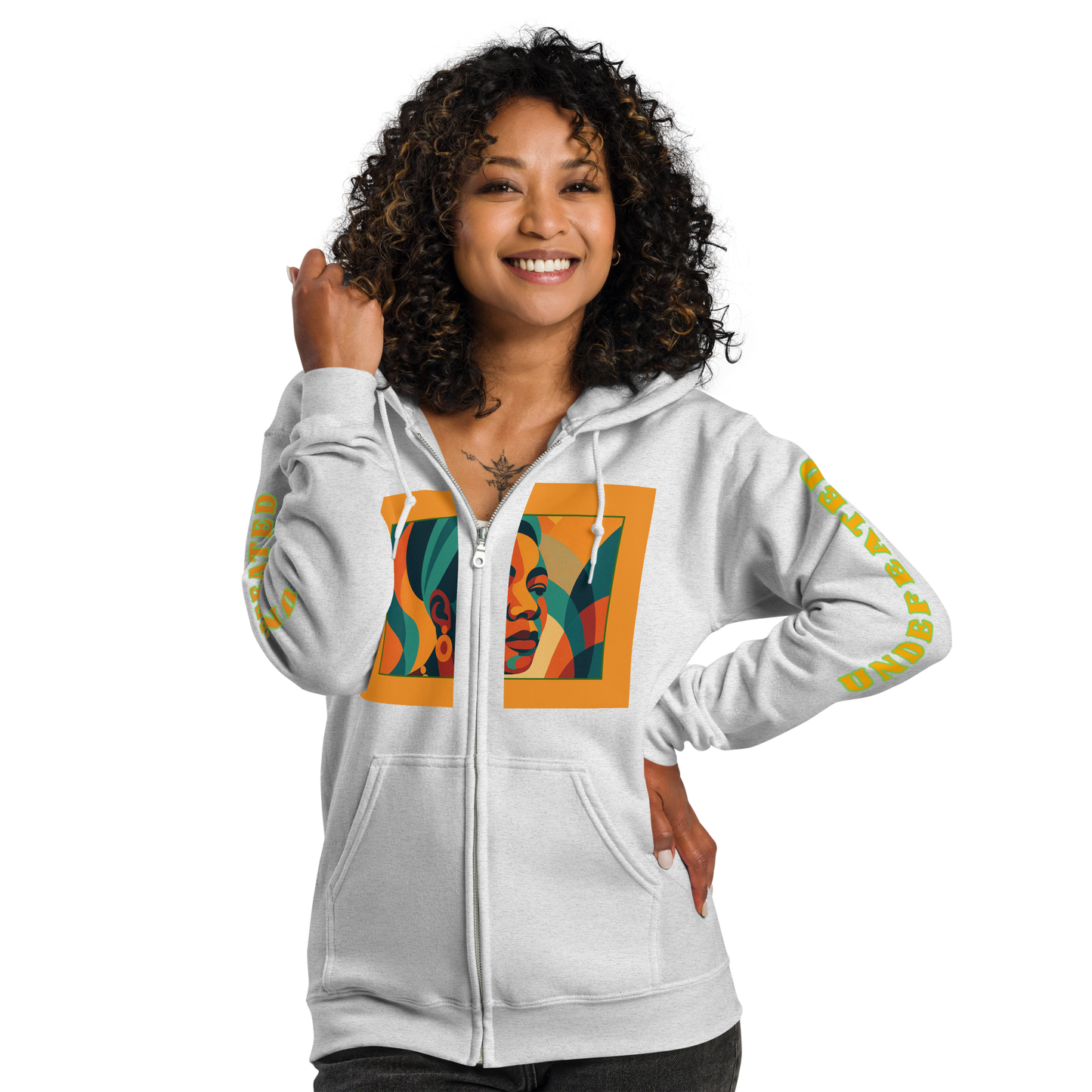 "Undefeated" Maya Angelou Tribute Unisex Hoodie