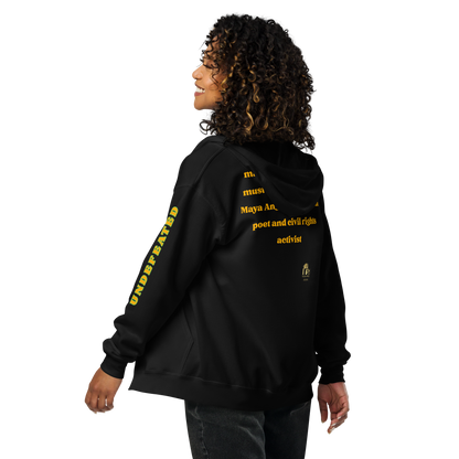 "Undefeated" Maya Angelou Tribute Unisex Hoodie