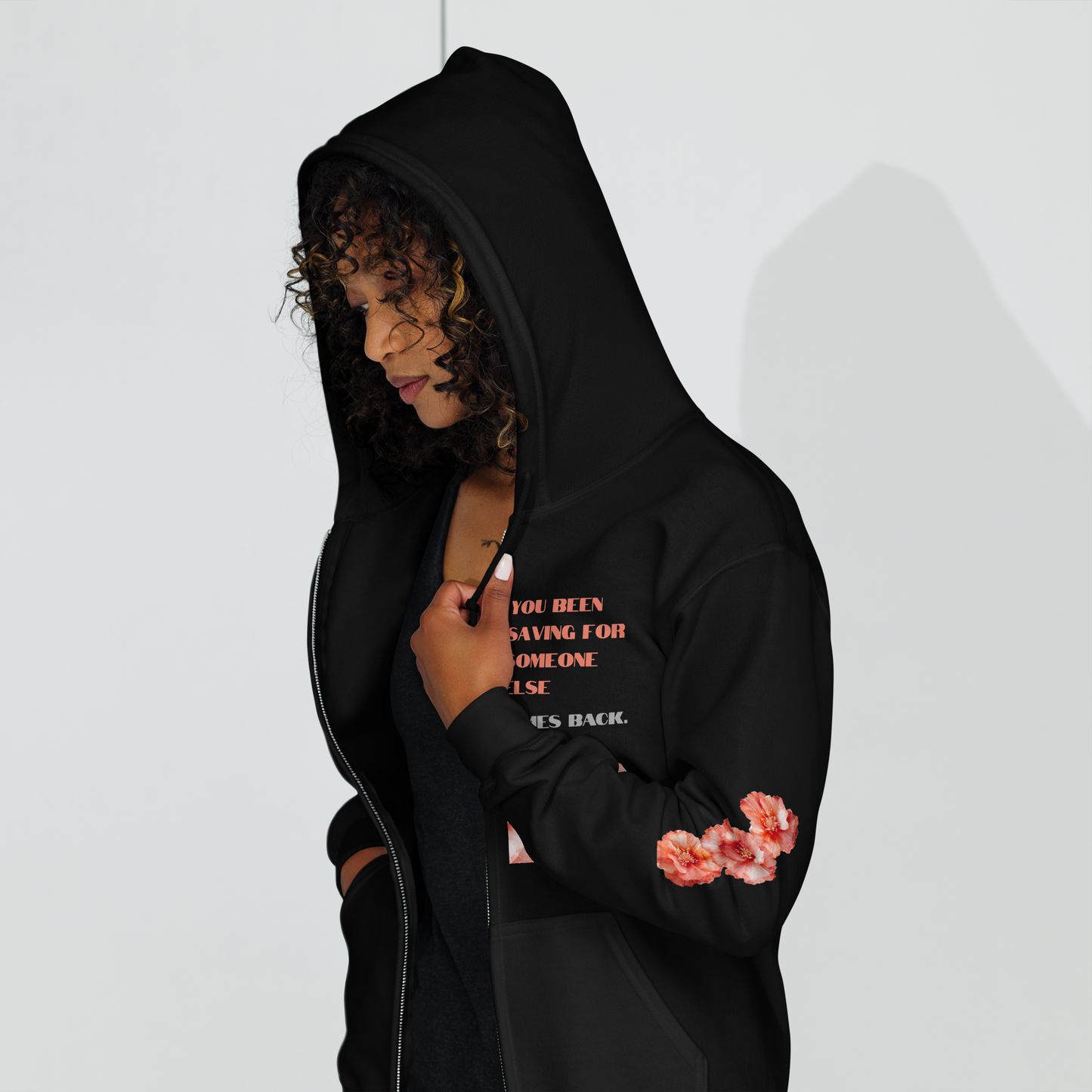 Self Love Zip Hoodie for Women